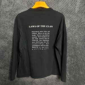 Cotton Deluxe The Postman Movie Promo Henley Mens XL Black Good Vintage 1997 USA